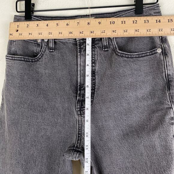 Madewell Perfect Vintage High Straight Crop Jeans Size 27 Black - Picture 13 of 14